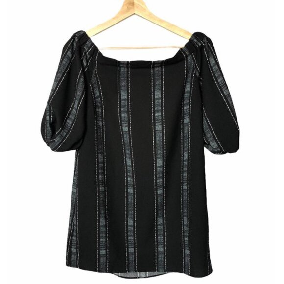 Collective Concepts Off Shoulder Striped Dress XS - Picture 2 of 6